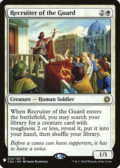 Recruiter of the Guard The List Reprints Magic card