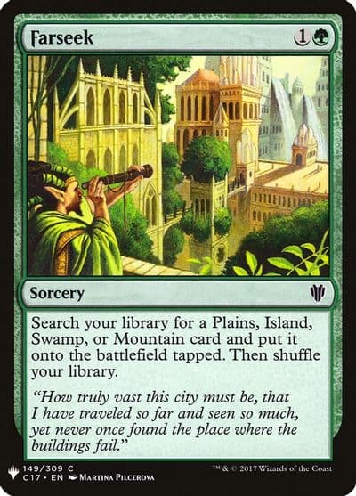 Farseek C17 The List Reprints Magic card