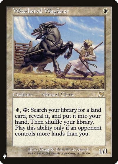 Weathered Wayfarer The List Reprints Magic card