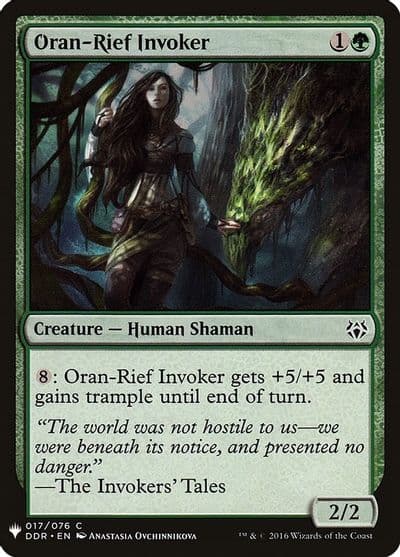 Oran Rief Invoker The List Reprints Magic card