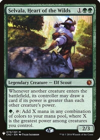 Selvala Heart of the Wilds The List Reprints Magic card