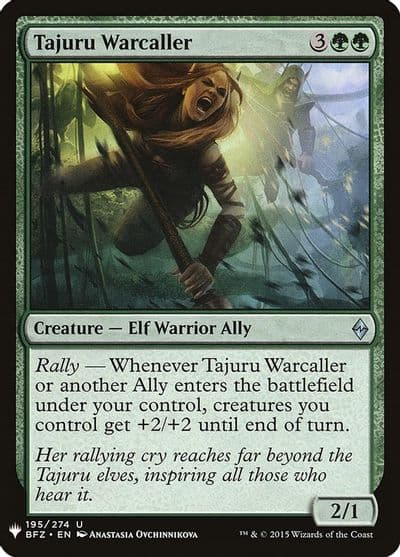 Tajuru Warcaller The List Reprints Magic card