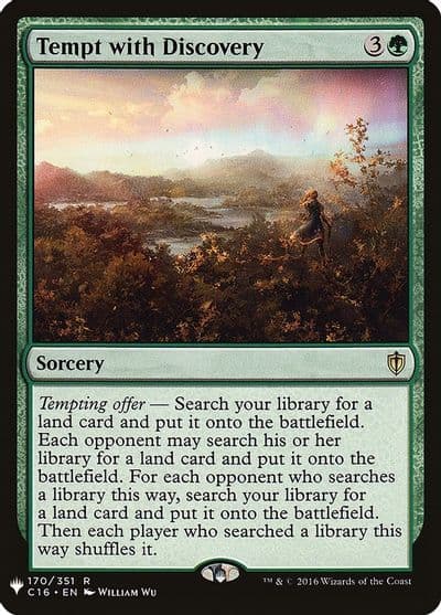 Tempt with Discovery The List Reprints Magic card