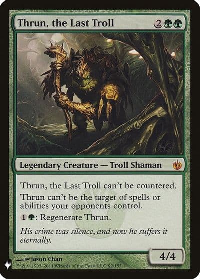 Thrun the Last Troll The List Reprints Magic card