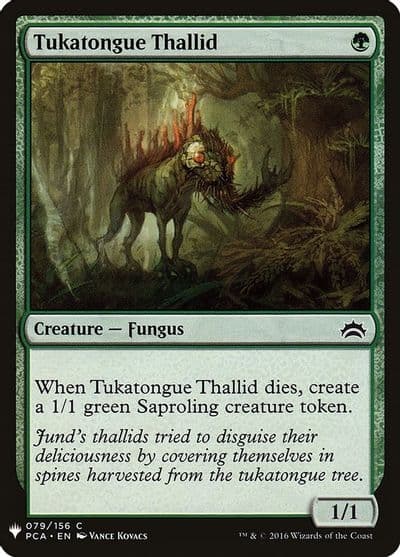 Tukatongue Thallid The List Reprints Magic card