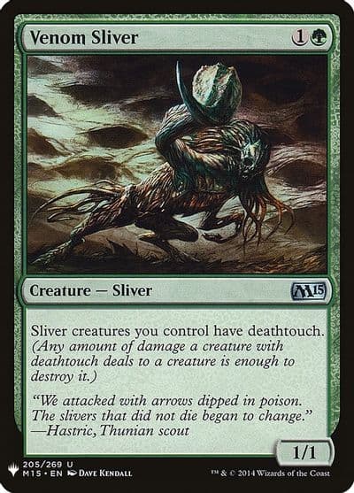 Venom Sliver The List Reprints Magic card
