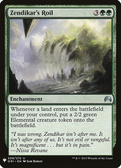 Zendikars Roil The List Reprints Magic card