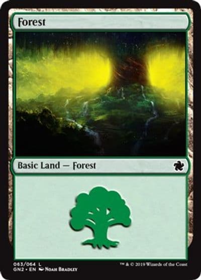 Forest 063 Magic Game Night 2019 Magic card