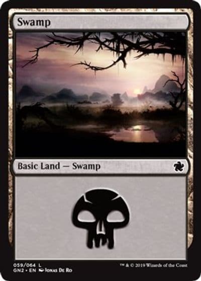 Swamp 059 Magic Game Night 2019 Magic card