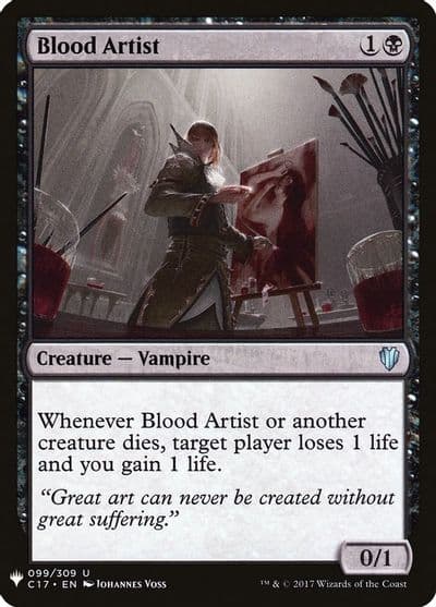 Blood Artist The List Reprints Magic card