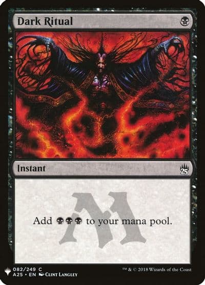 Dark Ritual A25 The List Reprints Magic card