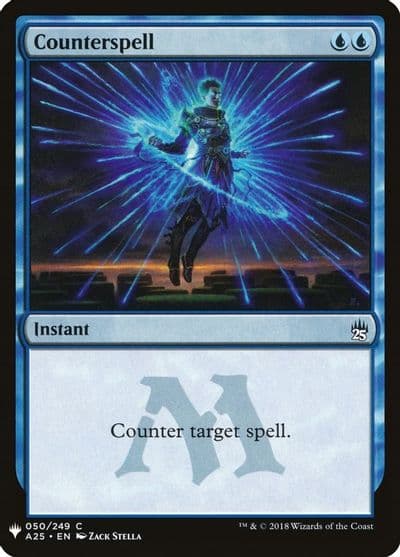 Counterspell A25 The List Reprints Magic card