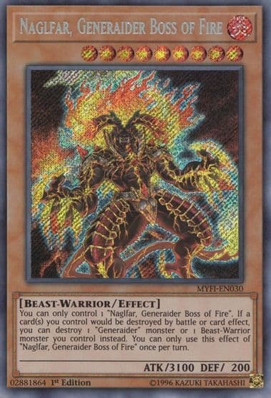 Naglfar Generaider Boss of Fire Mystic Fighters Yu-Gi-Oh! card