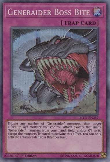 Generaider Boss Bite Mystic Fighters Yu-Gi-Oh! card