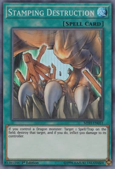 Stamping Destruction Mystic Fighters Yu-Gi-Oh! card