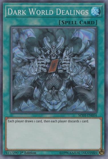 Dark World Dealings Mystic Fighters Yu-Gi-Oh! card