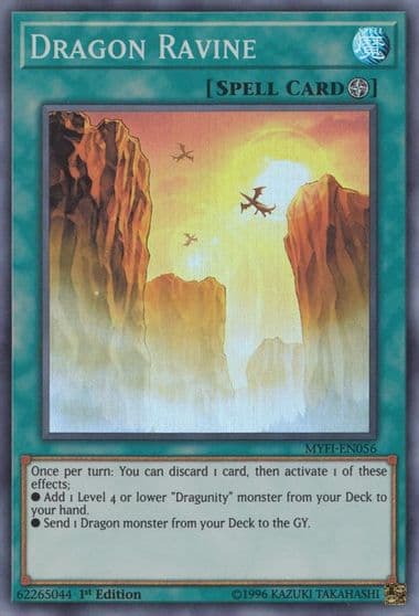 Dragon Ravine Mystic Fighters Yu-Gi-Oh! card