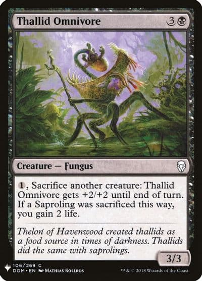 Thallid Omnivore The List Reprints Magic card