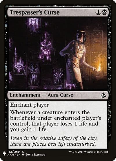 Trespassers Curse The List Reprints Magic card