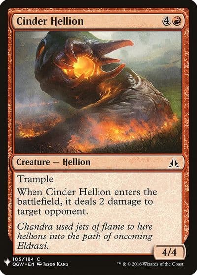 Cinder Hellion The List Reprints Magic card