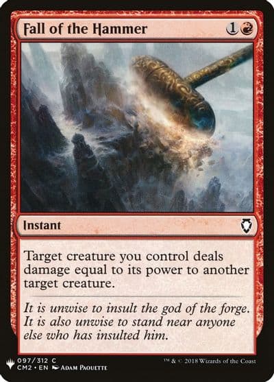 Fall of the Hammer The List Reprints Magic card