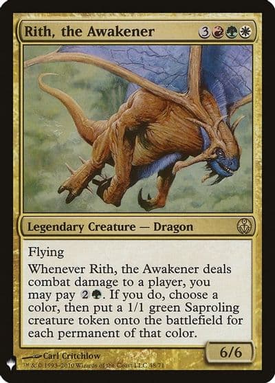 Rith the Awakener The List Reprints Magic card