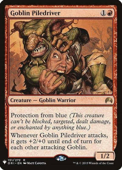 Goblin Piledriver The List Reprints Magic card