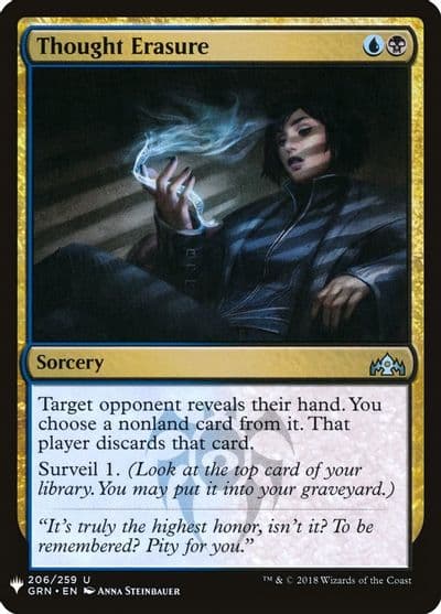 Thought Erasure The List Reprints Magic card