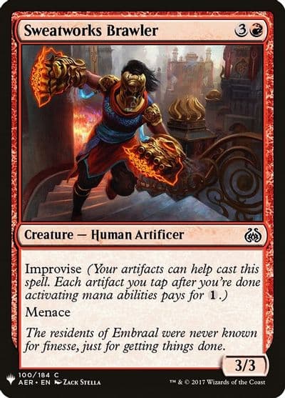 Sweatworks Brawler The List Reprints Magic card