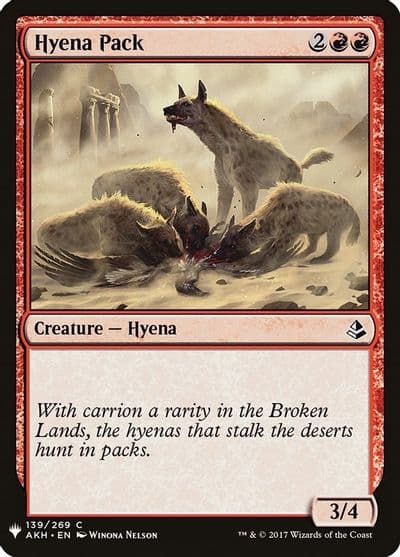 Hyena Pack The List Reprints Magic card