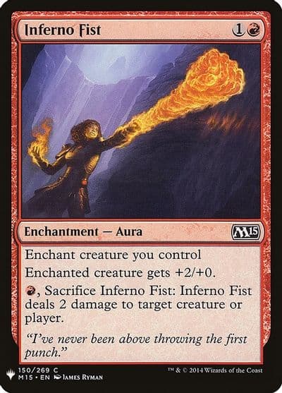 Inferno Fist The List Reprints Magic card