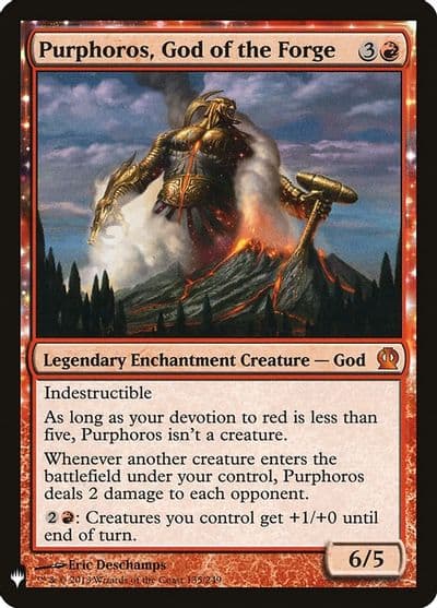 Purphoros God of the Forge The List Reprints Magic card