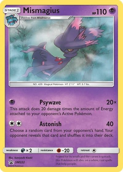 Mismagius - SM222 SM Promos Pokemon card