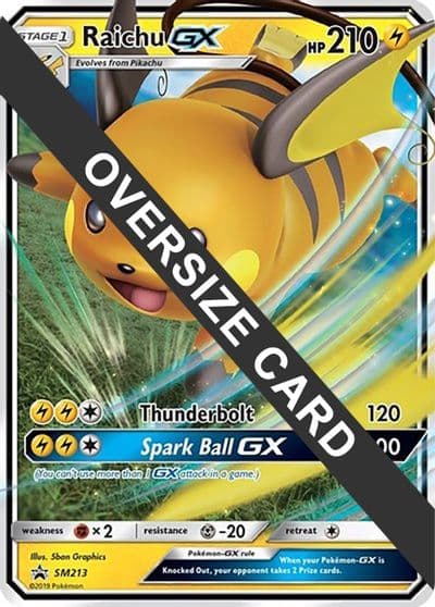 Raichu GX - SM213 Jumbo Cards Pokemon card