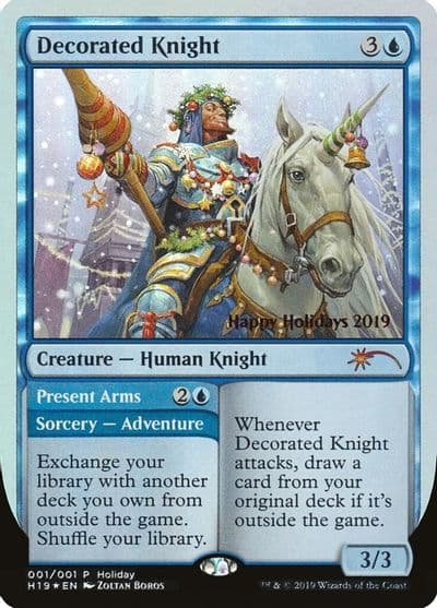 Decorated Knight Special Occasion Magic card
