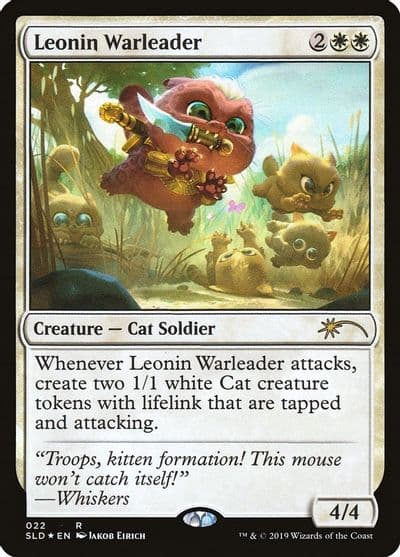 Leonin Warleader Secret Lair Drop Series Magic card