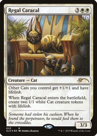 Regal Caracal Secret Lair Drop Series Magic card