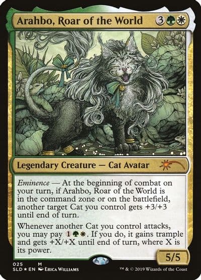 Arahbo Roar of the World Secret Lair Drop Series Magic card