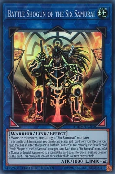 Battle Shogun of the Six Samurai Chaos Impact Yu-Gi-Oh! card