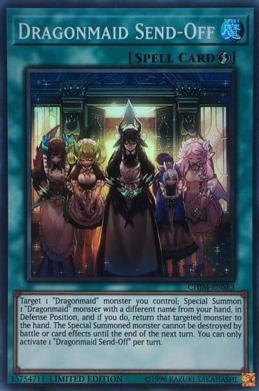 Dragonmaid Send Off Chaos Impact Yu-Gi-Oh! card