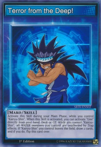 Terror from the Deep Speed Duel: Trials of the Kingdom Yu-Gi-Oh! card