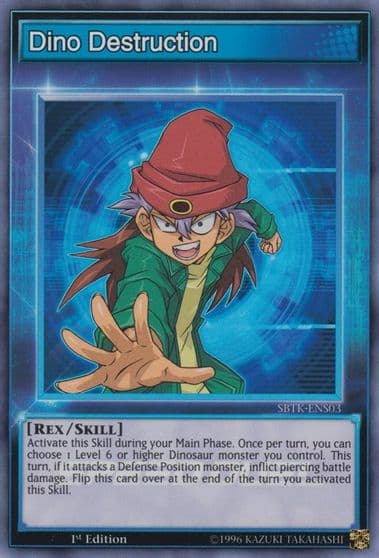 Dino Destruction Speed Duel: Trials of the Kingdom Yu-Gi-Oh! card