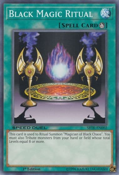 Black Magic Ritual Speed Duel: Trials of the Kingdom Yu-Gi-Oh! card
