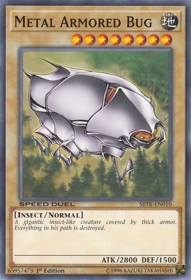 Metal Armored Bug Speed Duel: Trials of the Kingdom Yu-Gi-Oh! card
