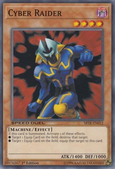 Cyber Raider Speed Duel: Trials of the Kingdom Yu-Gi-Oh! card