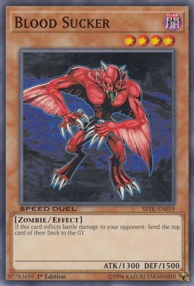 Blood Sucker Speed Duel: Trials of the Kingdom Yu-Gi-Oh! card