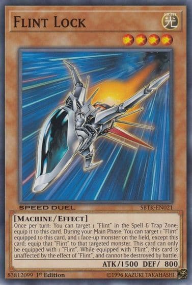 Flint Lock Speed Duel: Trials of the Kingdom Yu-Gi-Oh! card