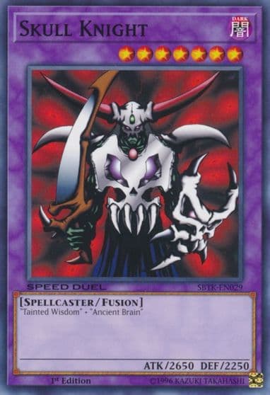 Skull Knight Speed Duel: Trials of the Kingdom Yu-Gi-Oh! card