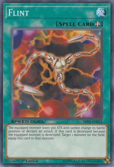 Flint Speed Duel: Trials of the Kingdom Yu-Gi-Oh! card