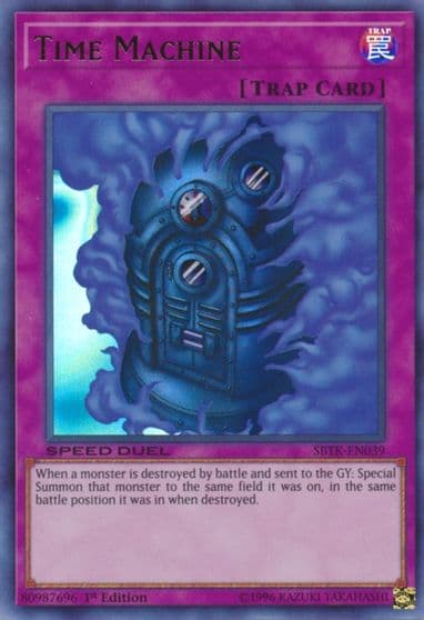 Time Machine Speed Duel: Trials of the Kingdom Yu-Gi-Oh! card